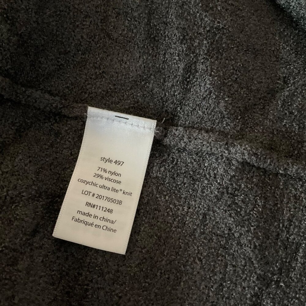 Barefoot Dreams CozyChic Ultra Lite Knit Vest With Pockets Size L cardigan open - Picture 3 of 12